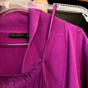 Magenta Sweater/Tank Set